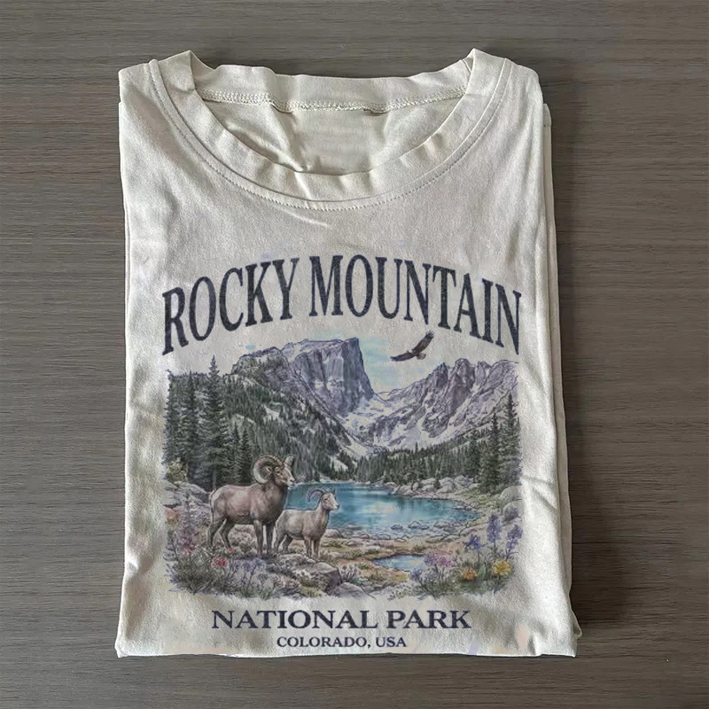 Rocky Mountain National Park Vintage 90s Graphic T-shirt