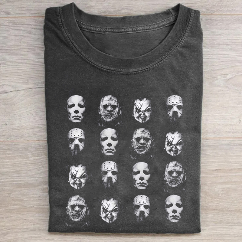 Halloween Movie Characters Horror T-shirt