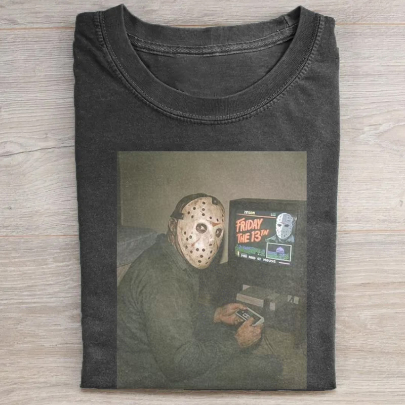 Horror Movie Graphic T-shirt