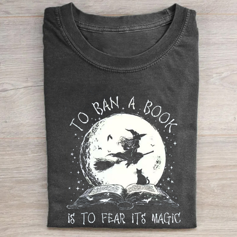 Halloween Witch Book T-shirt