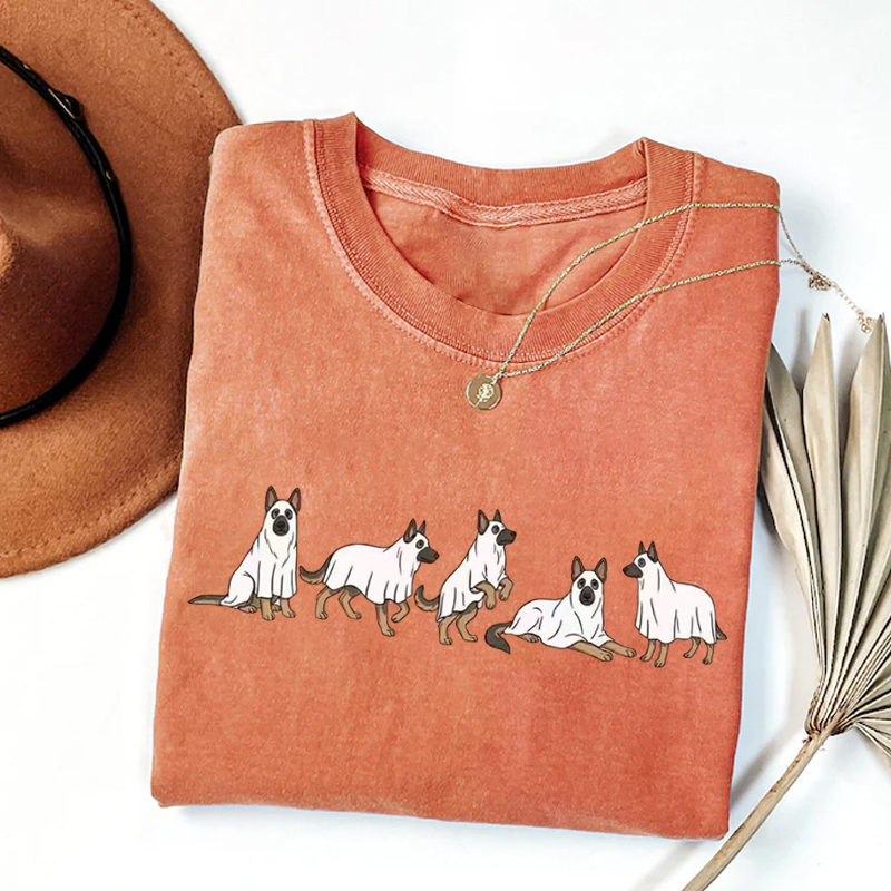 German Shepherd Halloween T-shirt