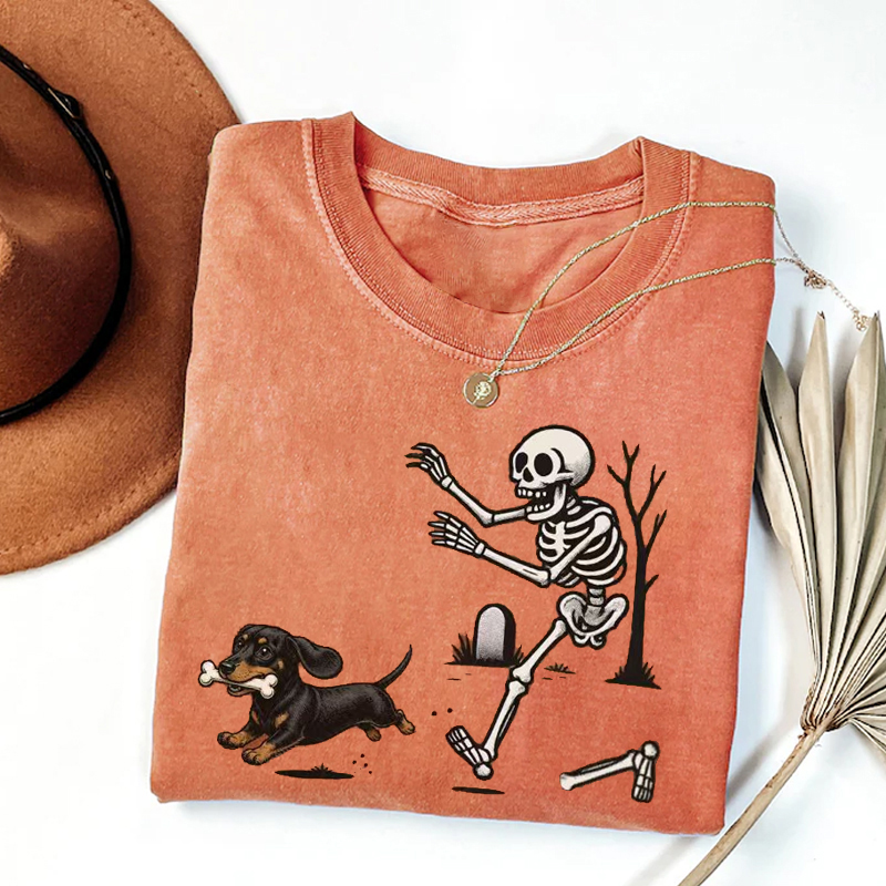 Halloween Dachshund Dog T-shirt