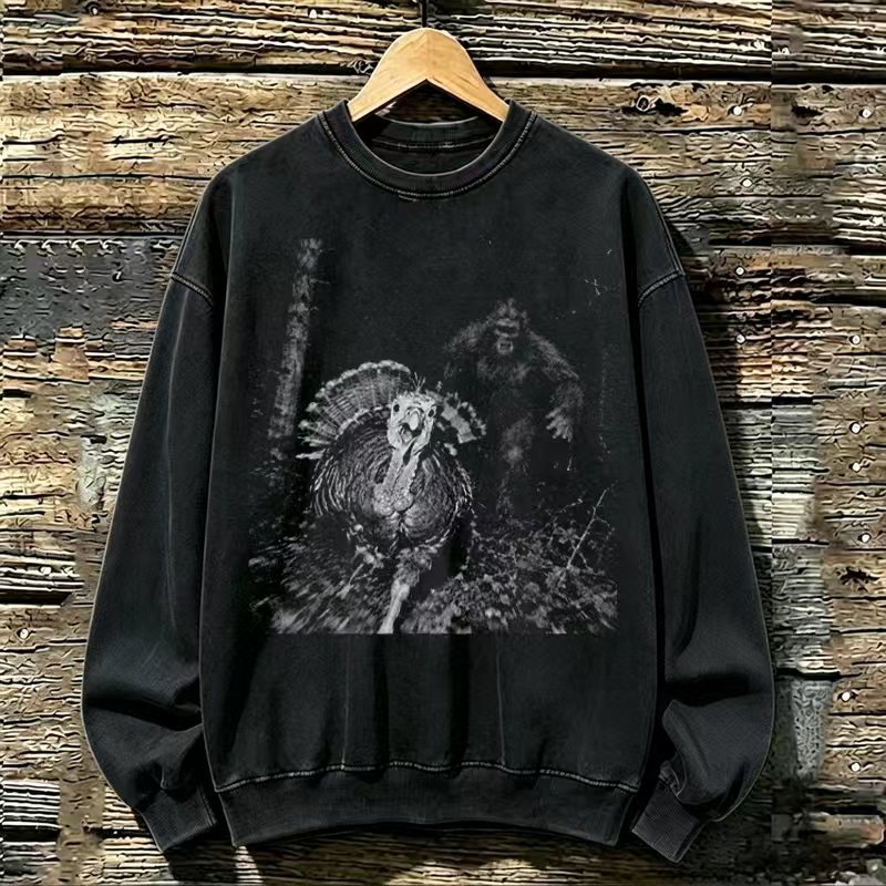Retro Turkey Thanksgiving Sweatshirt