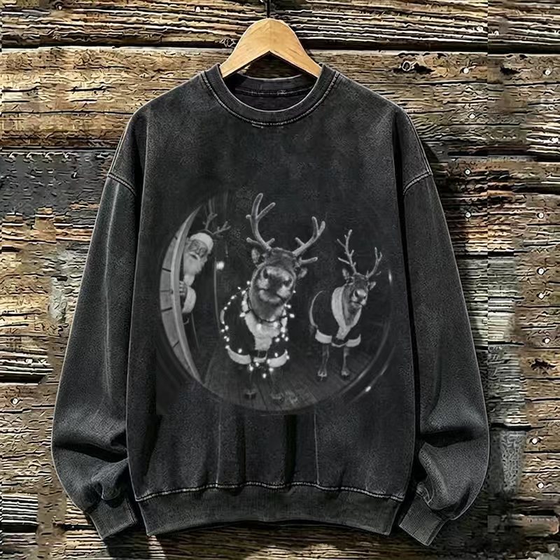 Funny Santa Reindeer Sweatshirt