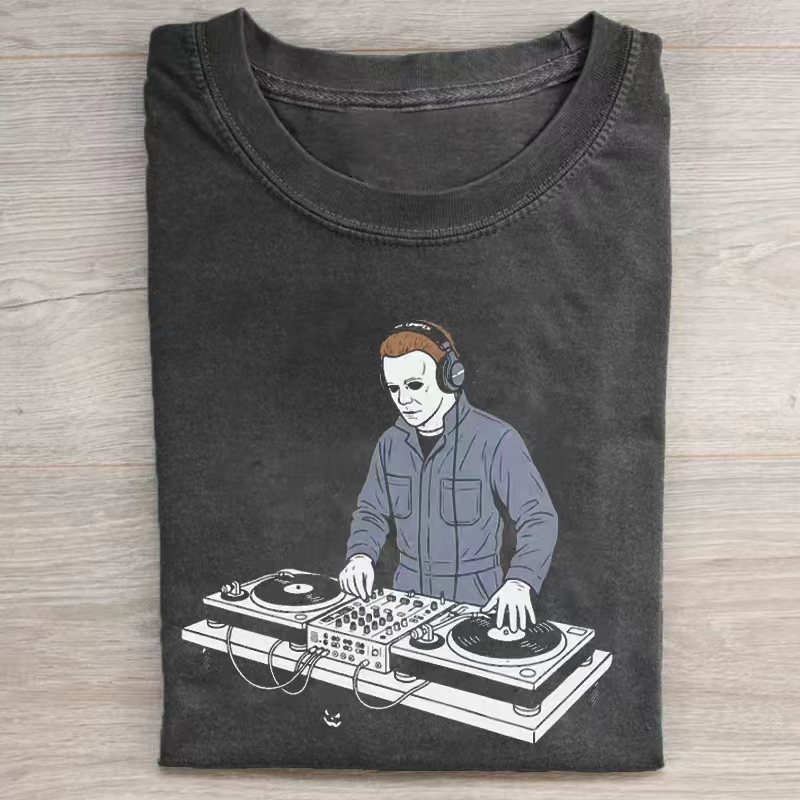 Michael Myers Dj Halloween Party T-shirt