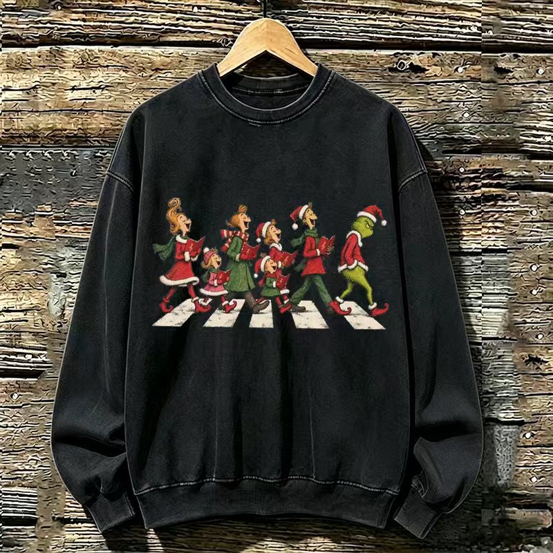 Vintage Christmas Carol Singers Sweatshirt
