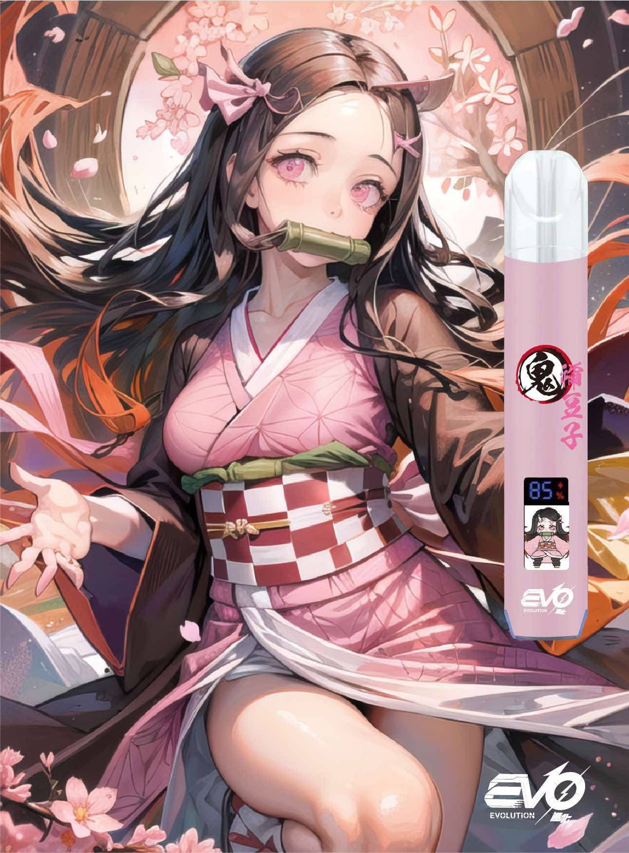 香港 Hongkong Vape超靚主機 EVO鬼滅之刃聯名款主機 發光熒幕 超高CP電子煙 一代適用煙機 香港現貨 最快當天送貨