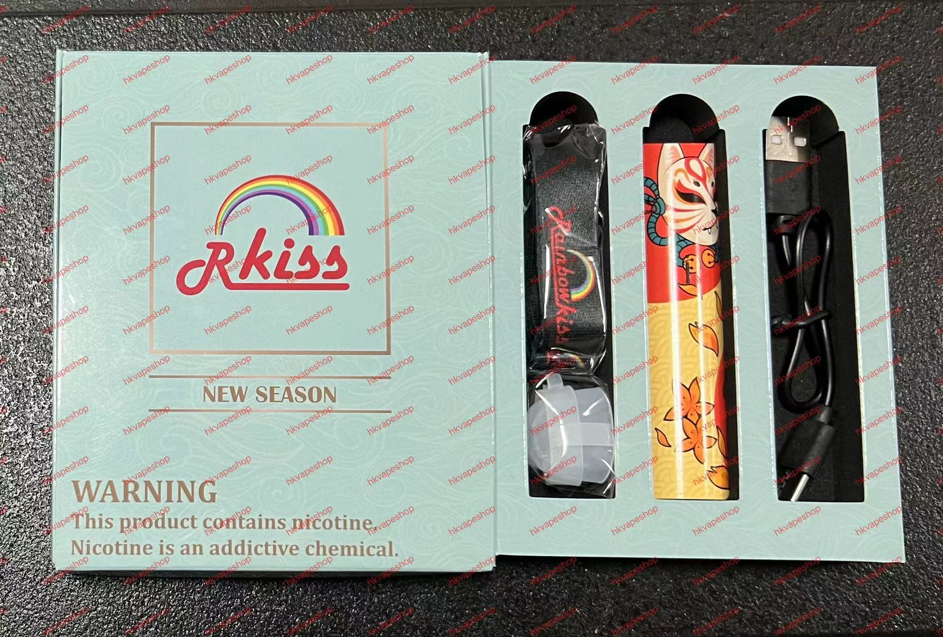 Rkiss Rinbowkiss 單機 ( 悅刻RELX一代適用 )-香港電子煙煙機 有現貨 適用LANA MEGA GRID RKISS RELX MOHO VEEX SAICO YUNA COCO煙機煙彈