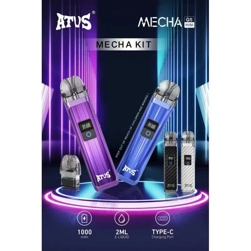 香港Atvs Mecha QS mini 5-30W 電子煙 註油機 MECHA KIT主機套裝香港現貨