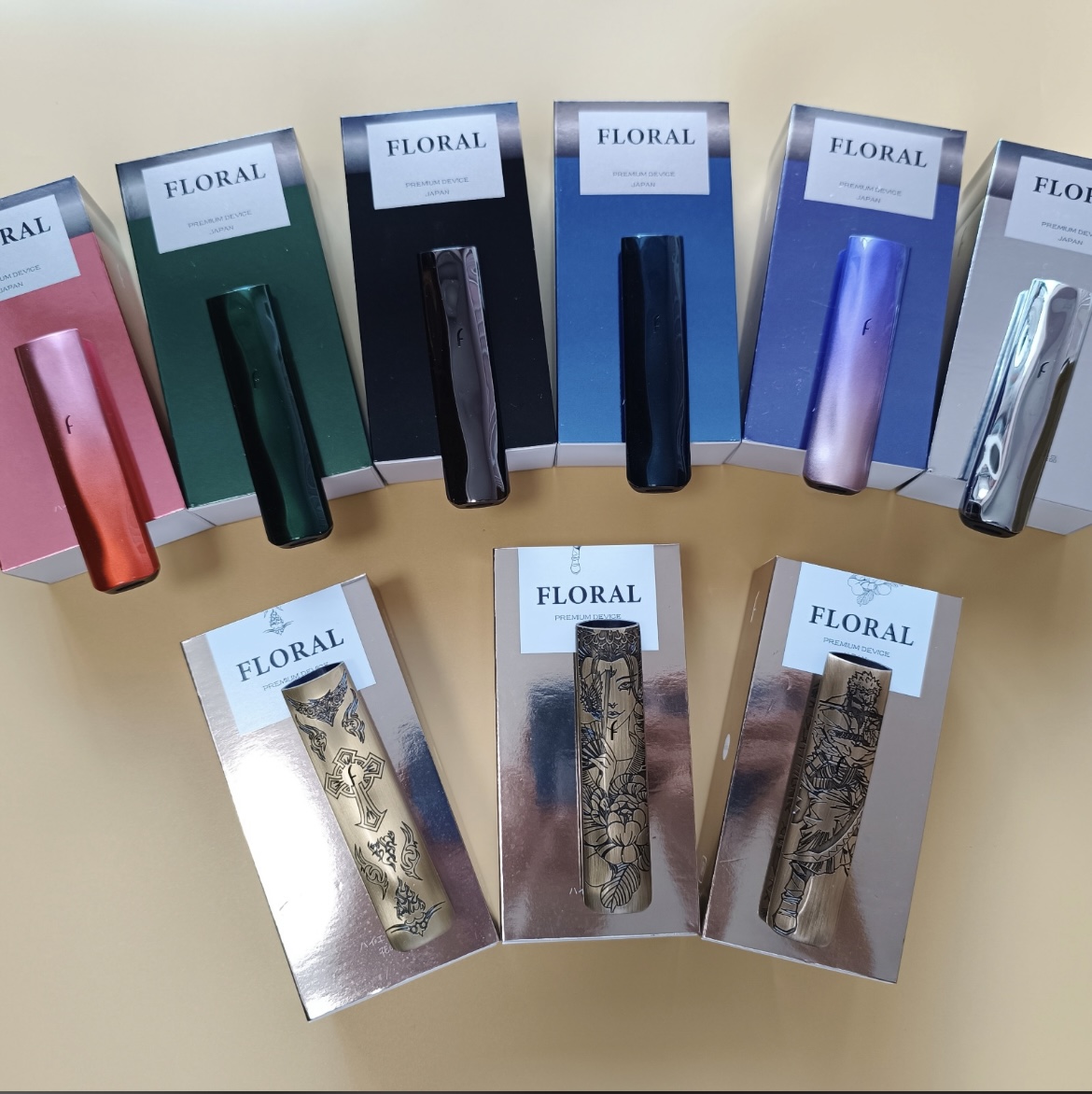 FLORAL花の咲一代主機煙機丨高端鋅合金丨三段功率丨3D立體電鍍丨六道氧化超光 ( 悅刻RELX一代適用 )-香港電子煙煙機 有現貨 適用LANA MEGA GRID RKISS RELX MOHO VEEX SAICO YUNA COCO煙機煙彈 可批發