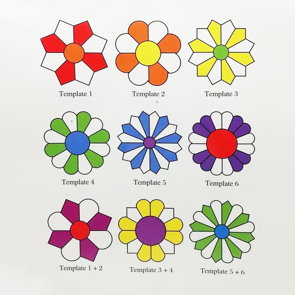 Dresden Plate Quilting Template Set