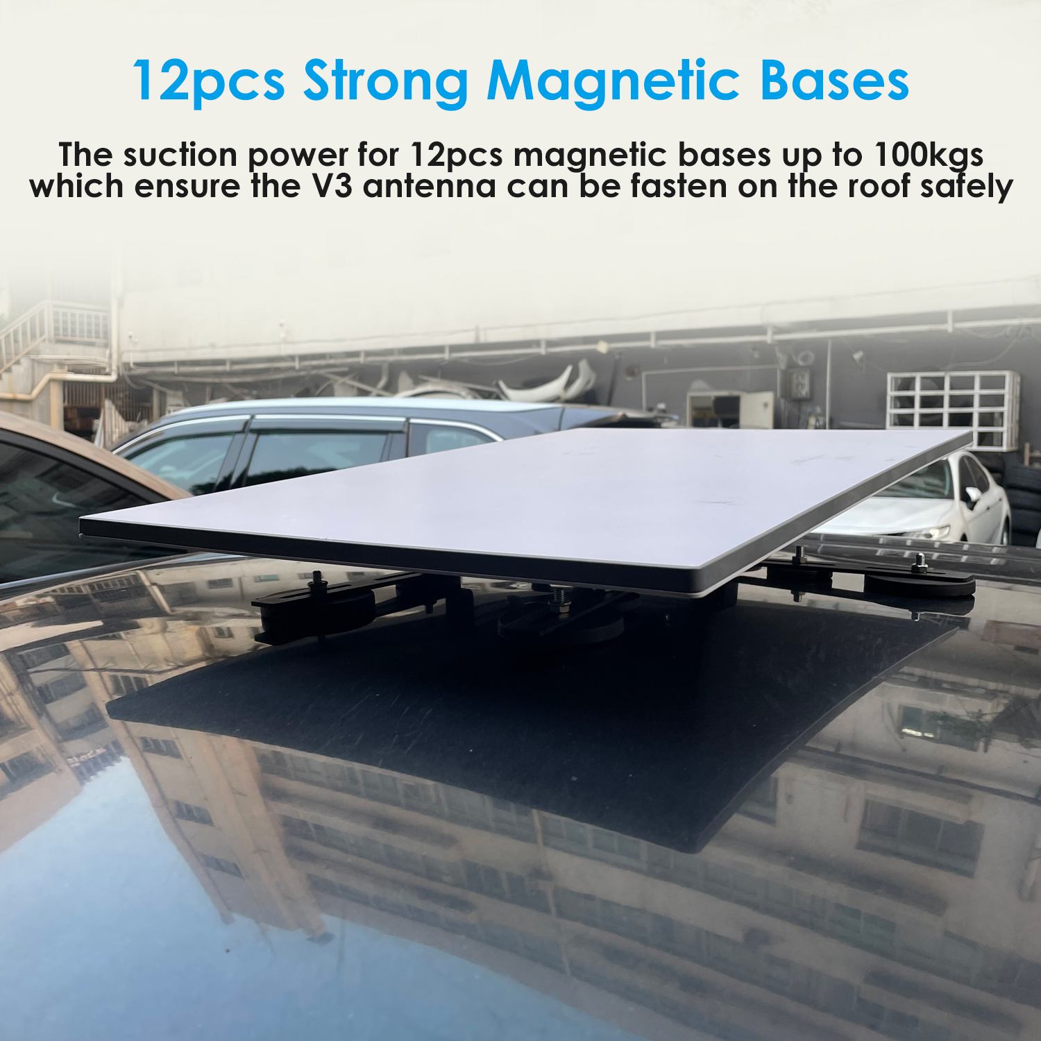 Starlink GEN 3 Magnetic Mount for V3 Antenna on the Roof of RVs Vehicles Boats Yachts 