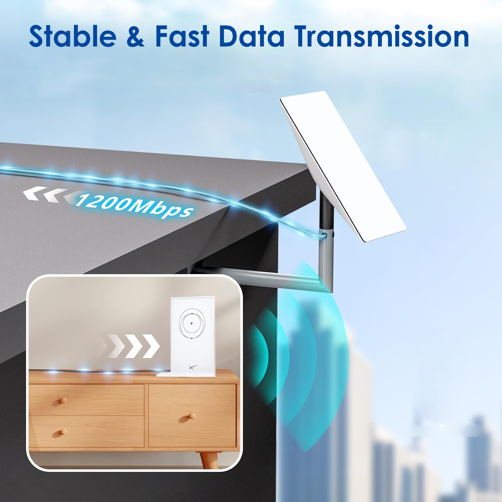 Starlink Cable 32.8ft/10m Ethernet Cable for Starlink Gen 2 and V2