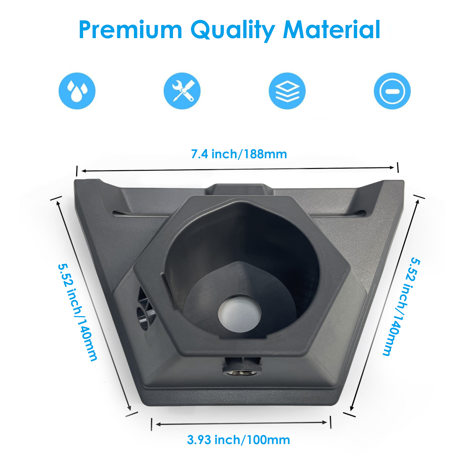 Starlink Gen 3 Pipe Adapter Mount for V3 Standard Dish