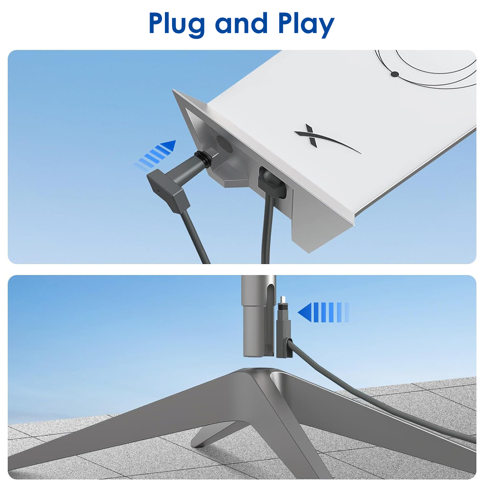 Starlink Cable 32.8ft/10m Ethernet Cable for Starlink Gen 2 and V2