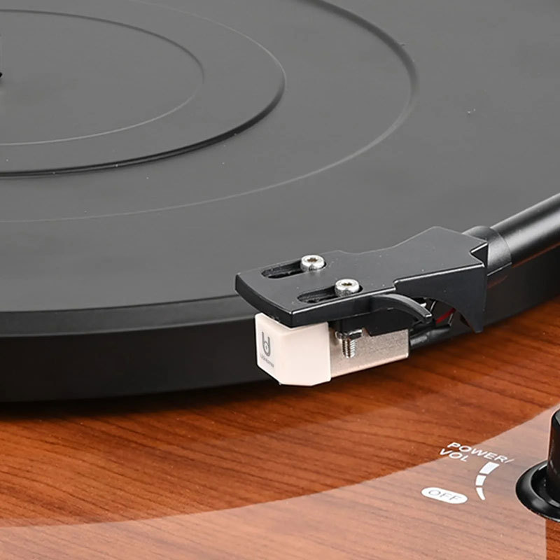 Wooden Bluetooth Turntable & Bookshelf Speakers Bundle UD009
