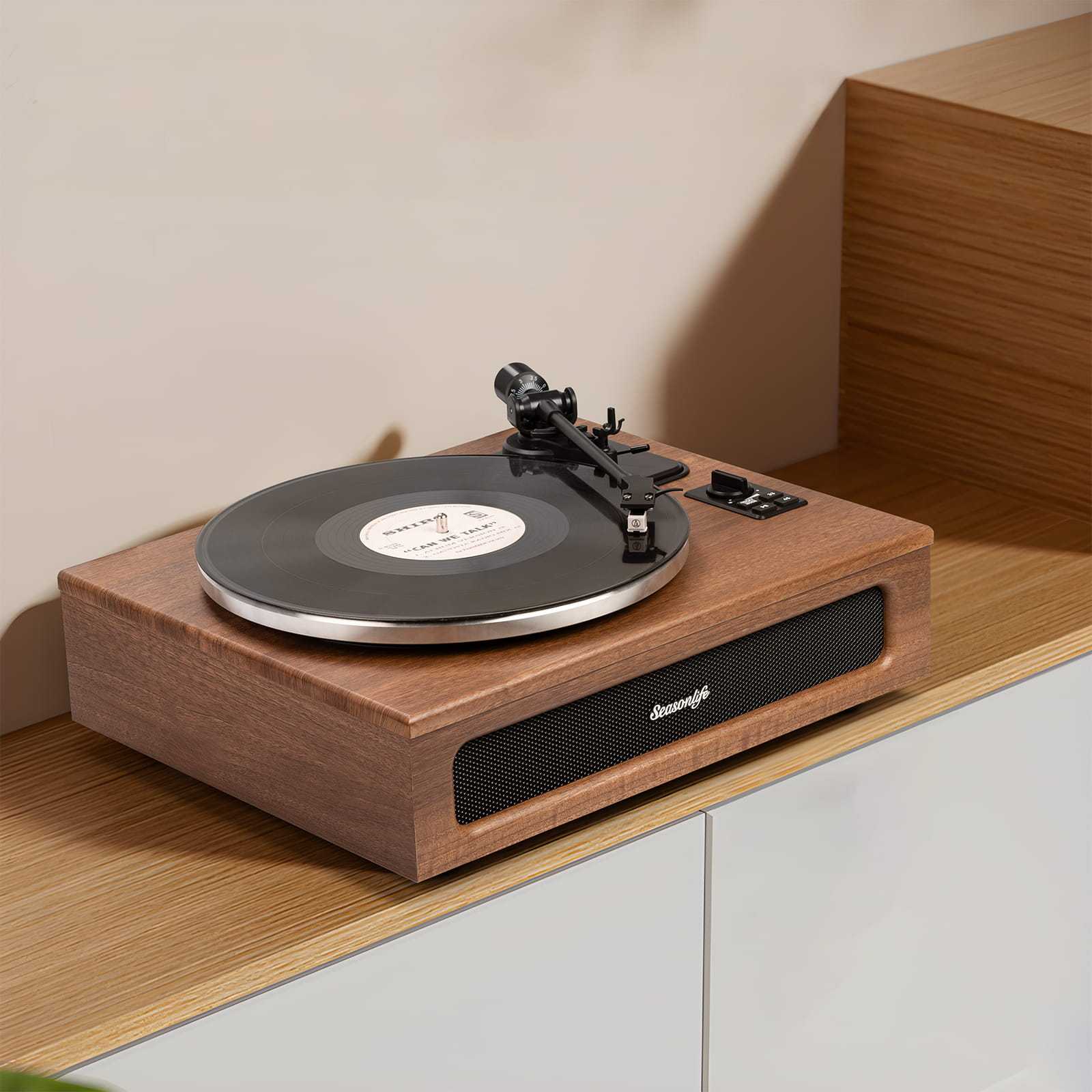 Upgraded Bluetooth AllinOne Record Player with Builtin S RetroLife
