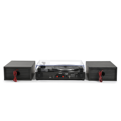 R612 Pro Stereo Turntable with External Bookshelf Speakers