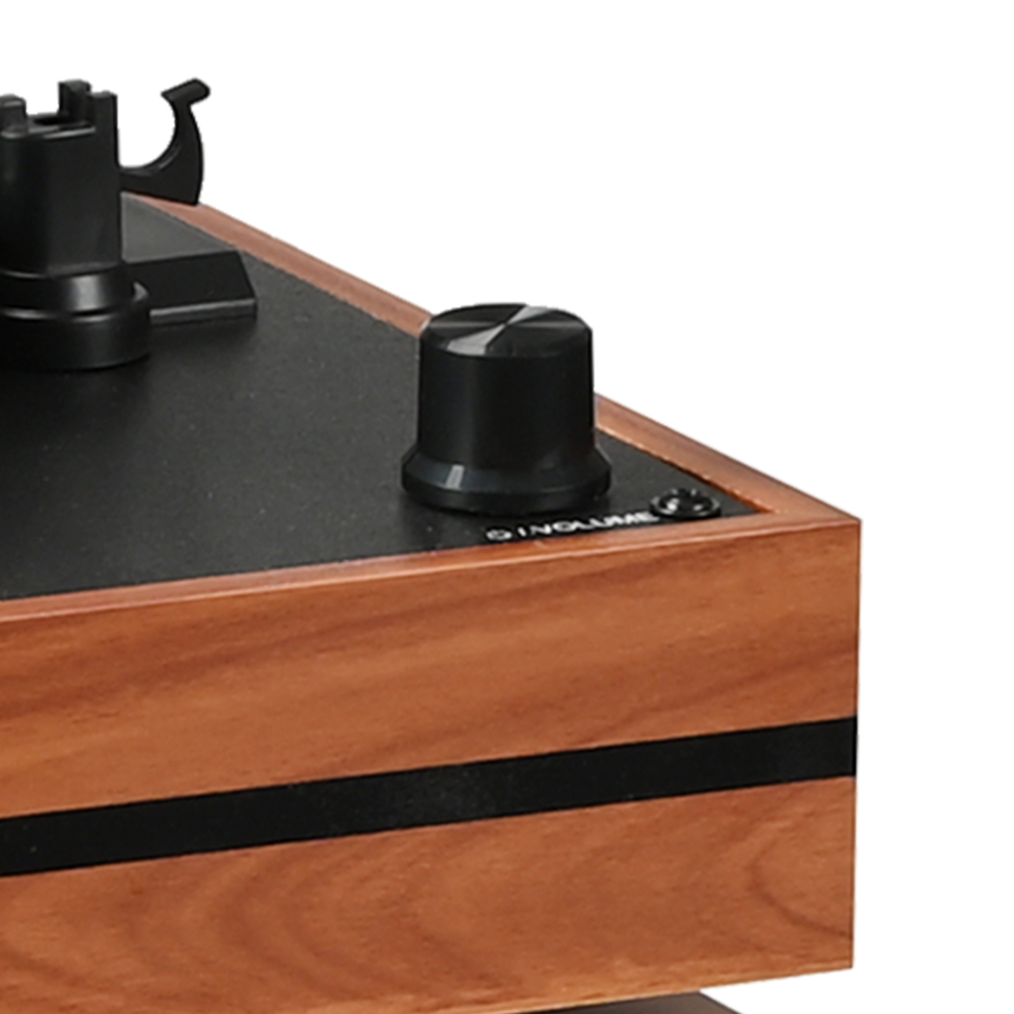 Modern Bluetooth Turntable with External Bookshelf HiFi Speakers R612