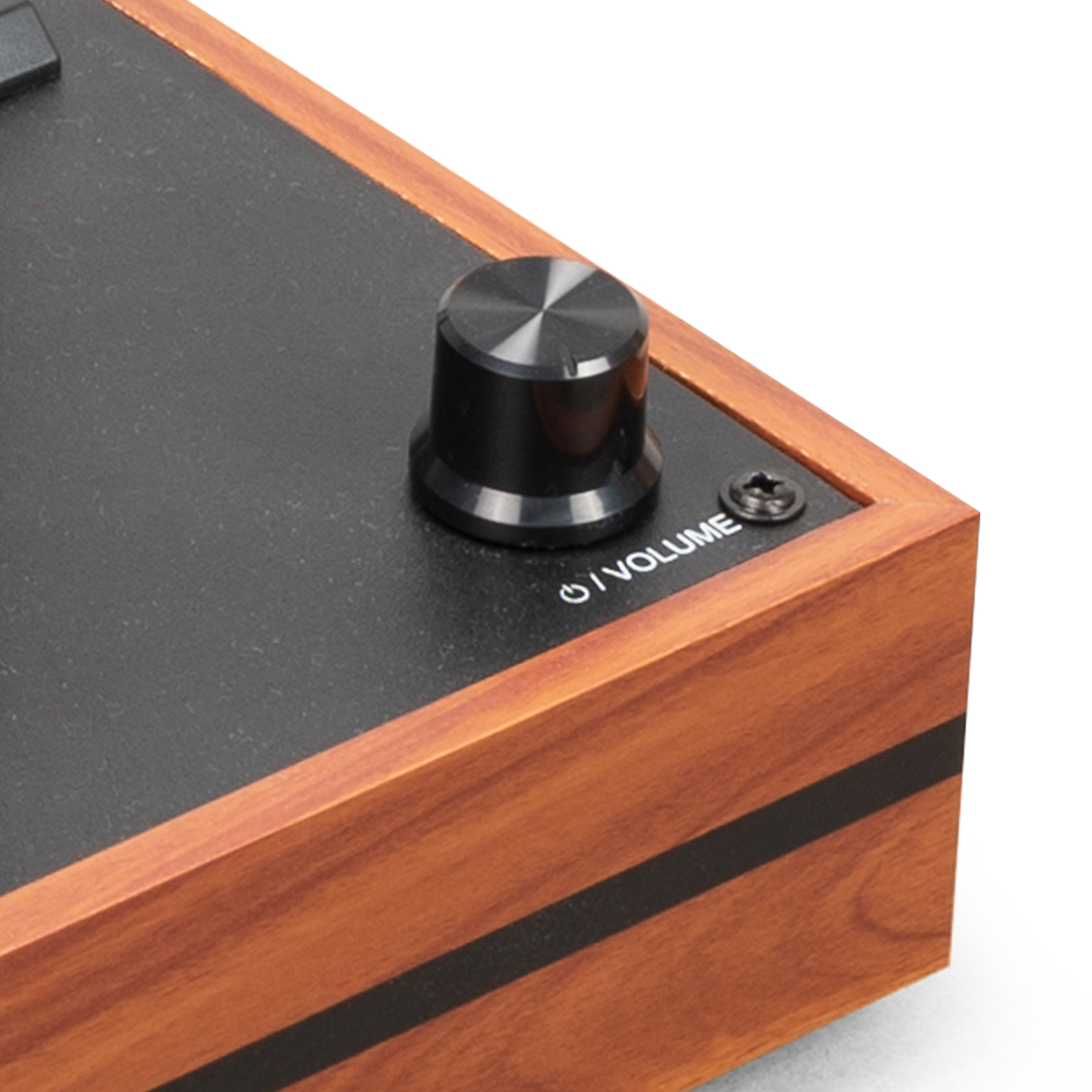 Modern Bluetooth Turntable with External Bookshelf HiFi Speakers R612