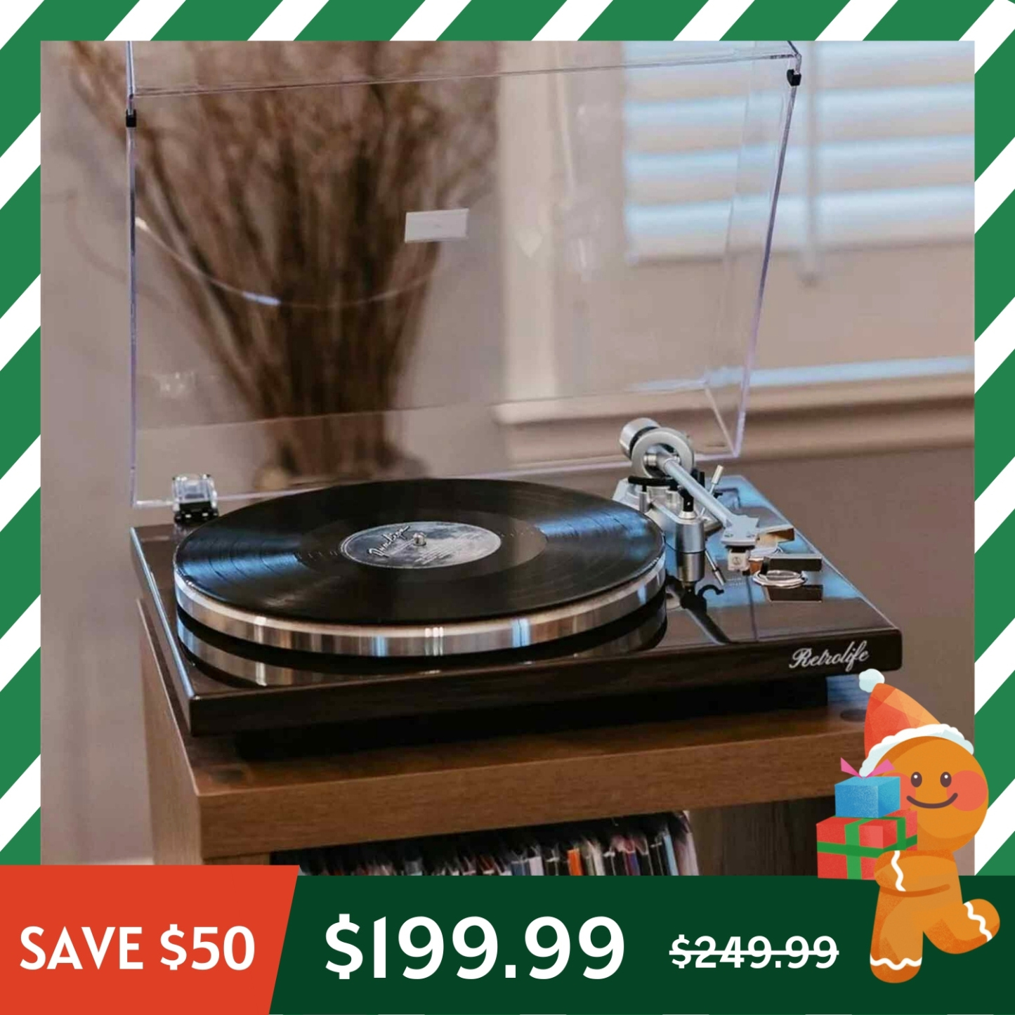 High Fidelity Bluetooth Vinyl Turntable HQKZ-006