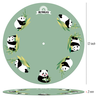 Retrolife Panda Pattern Vinyl Slip Mat 2mm