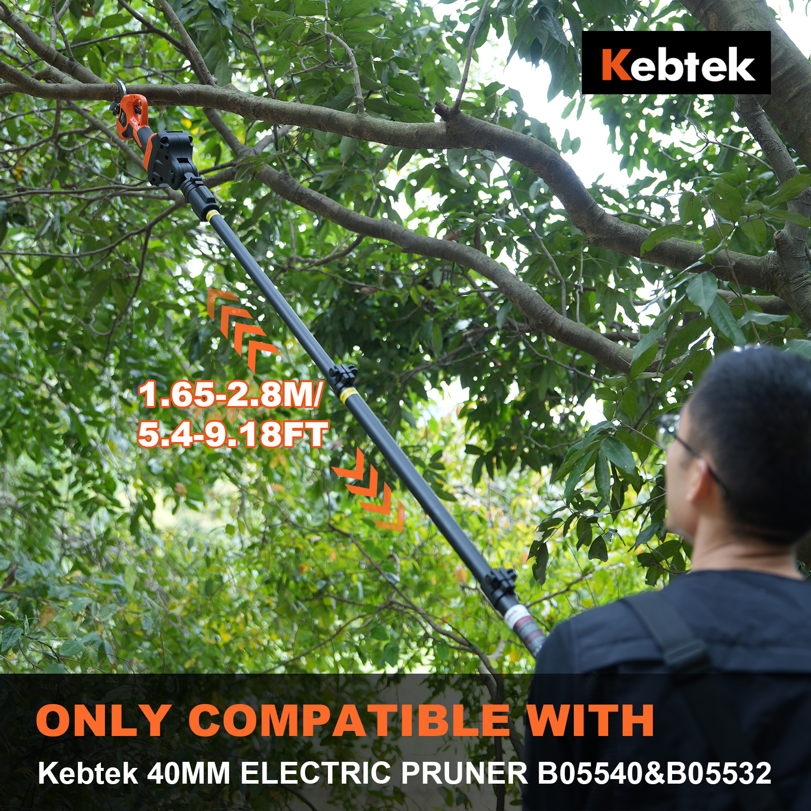 Extendable Pole for B05540 21V 40MM KST Electric Pruner