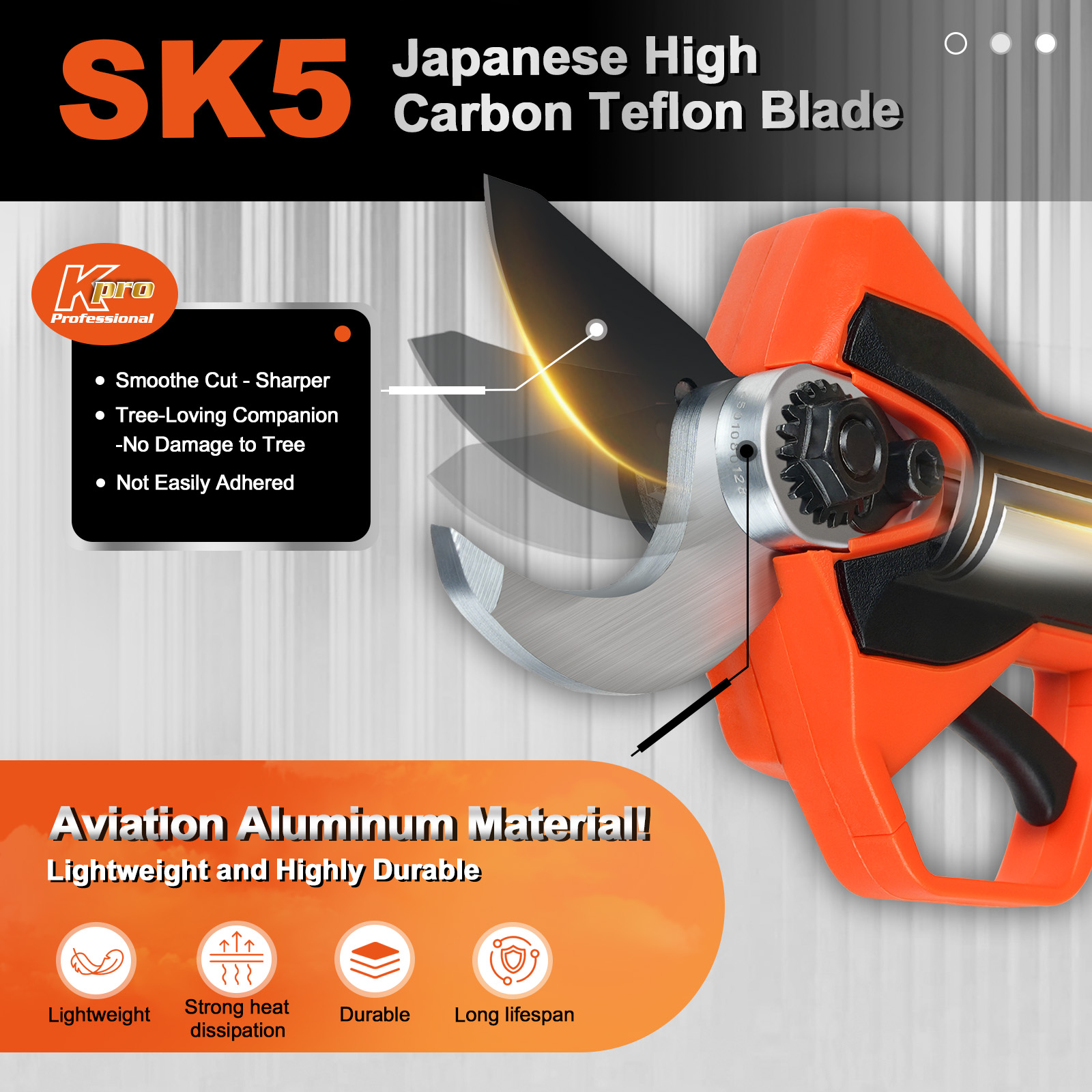 2025 New 16.8V 30MM Kpro Electric Pruner-KT9030