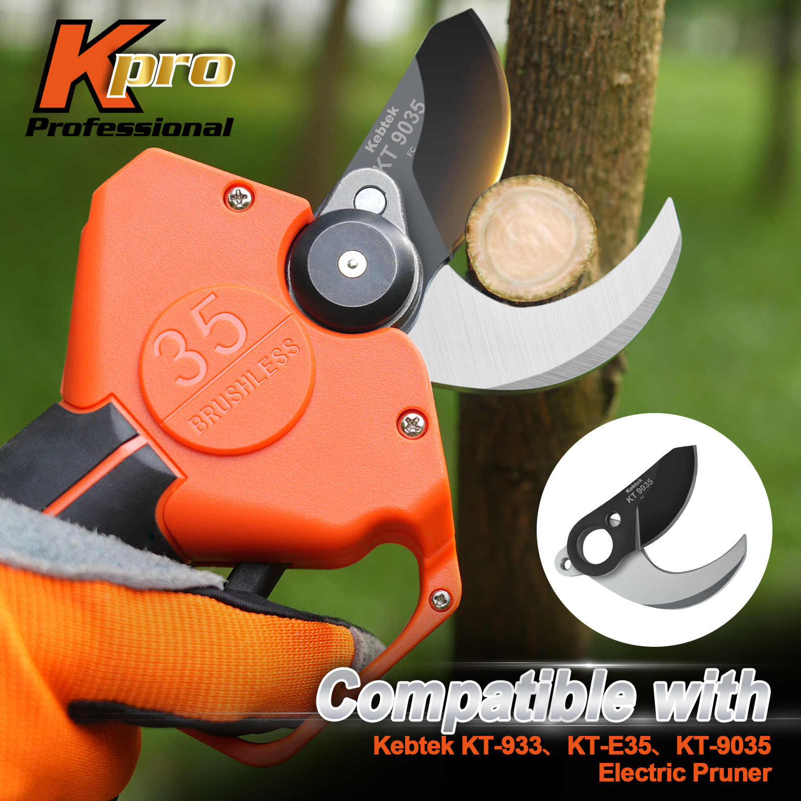 Blade Compatible with KT9035 35MM Electric Pruner