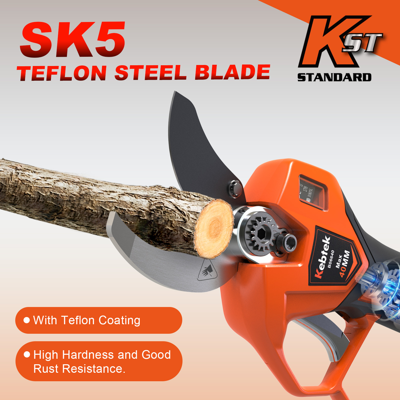 Blade Replacement Compatible with B06640 40MM Electric Pruner