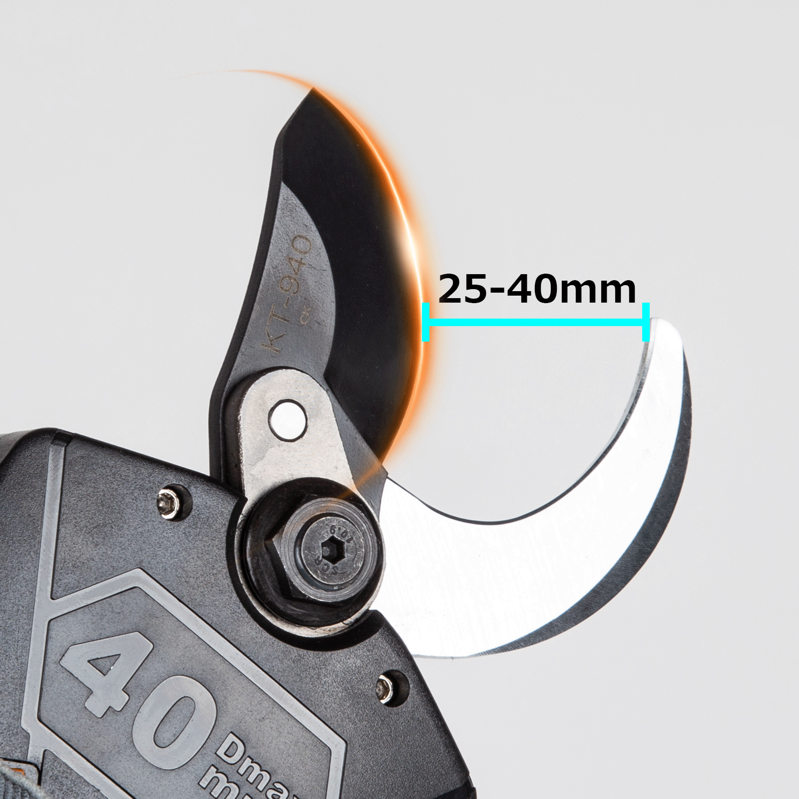 KEBTEK BLADE COMPATIBLE WITH KT940 40MM ELECTRIC PRUNING SHEARS CUTTING DIAMETER