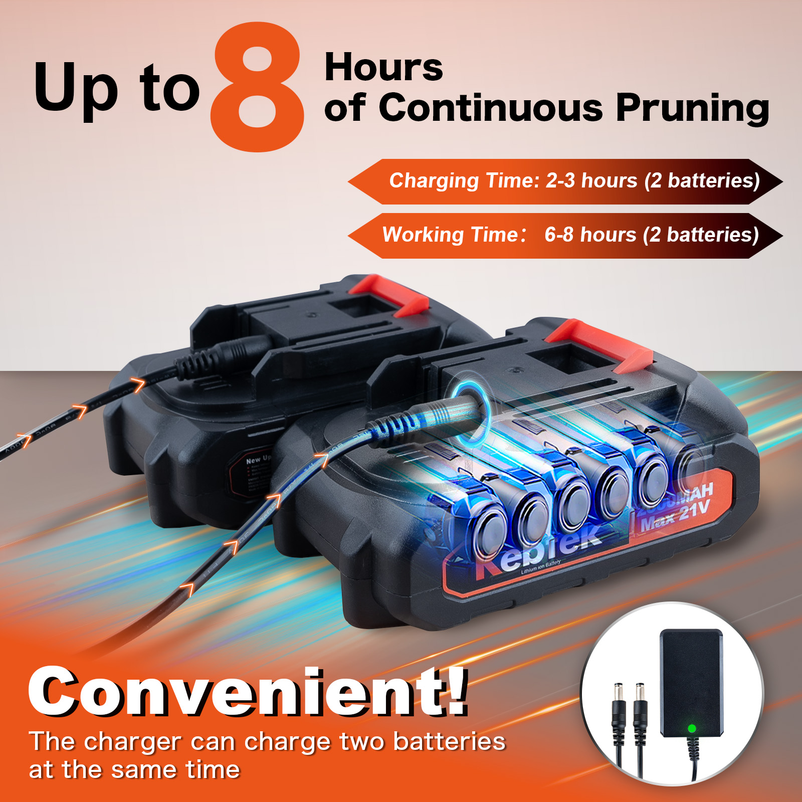 [2025 NEW] 21V 40MM Electric Pruning Shears B05540