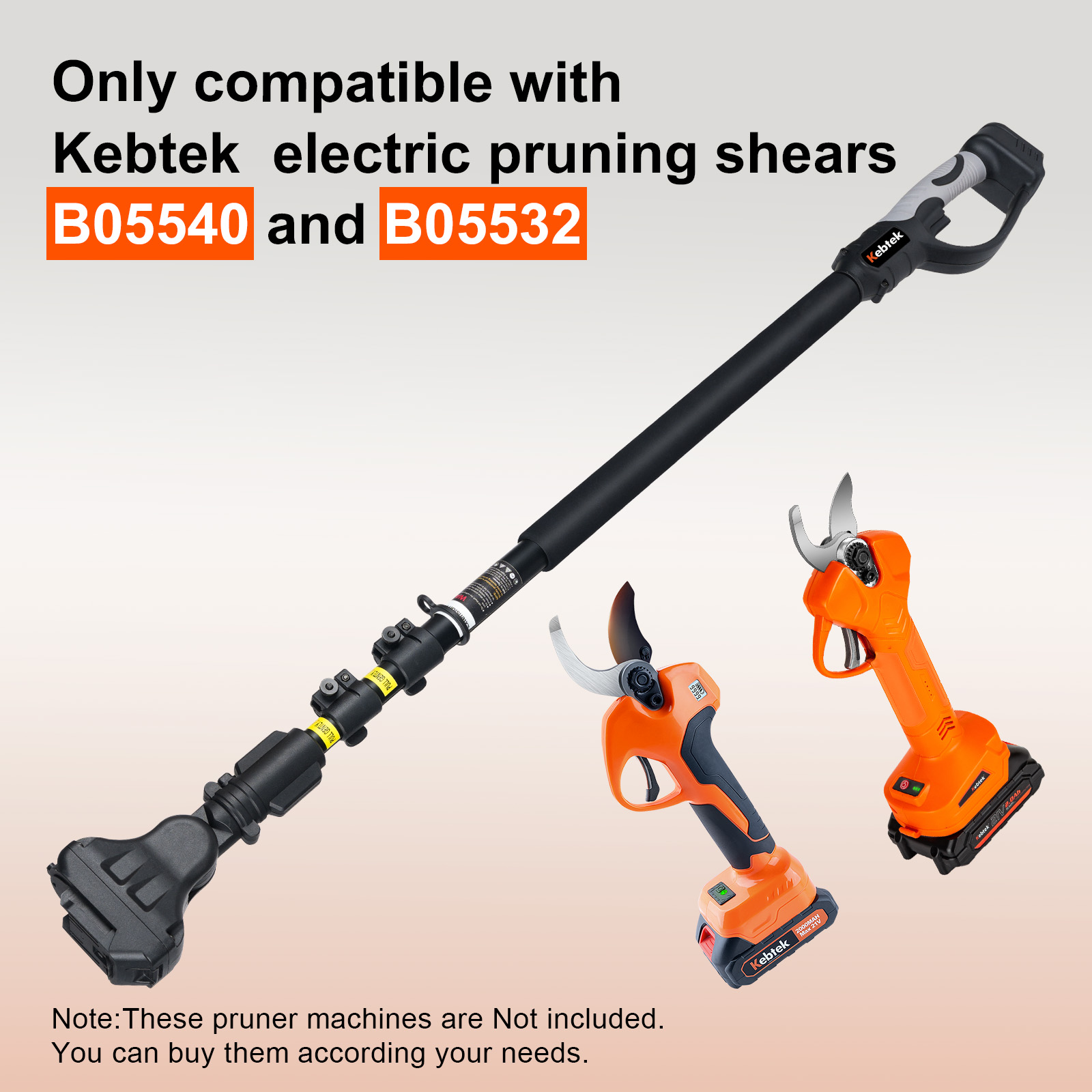 Extendable Pole for B05540 21V 40MM KST Electric Pruner