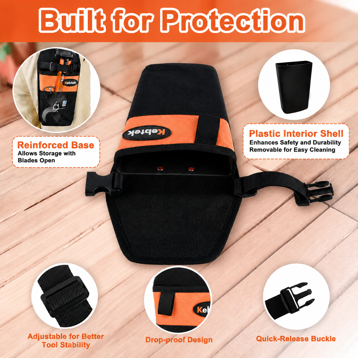 2026 NEW Electric Pruner Holster & Battery Pouch Combo with Belt
