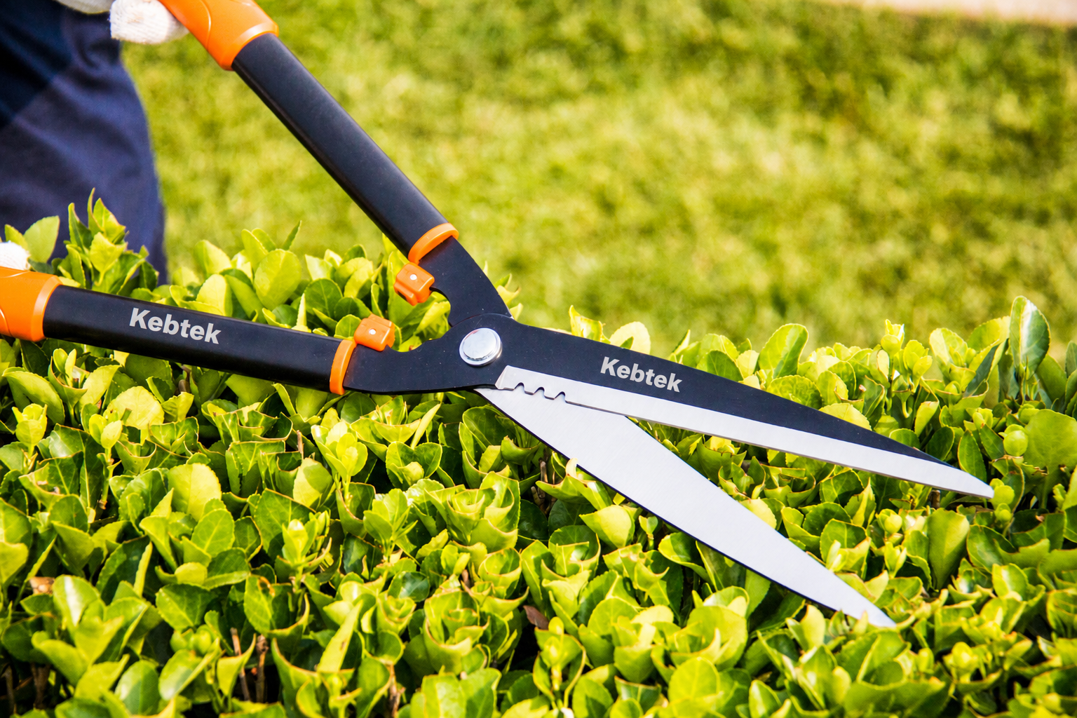 Kebtek Professional Hedge Shears, 24 Inch/ 600MM  Long Handle Garden Pruning Shears - KT2230