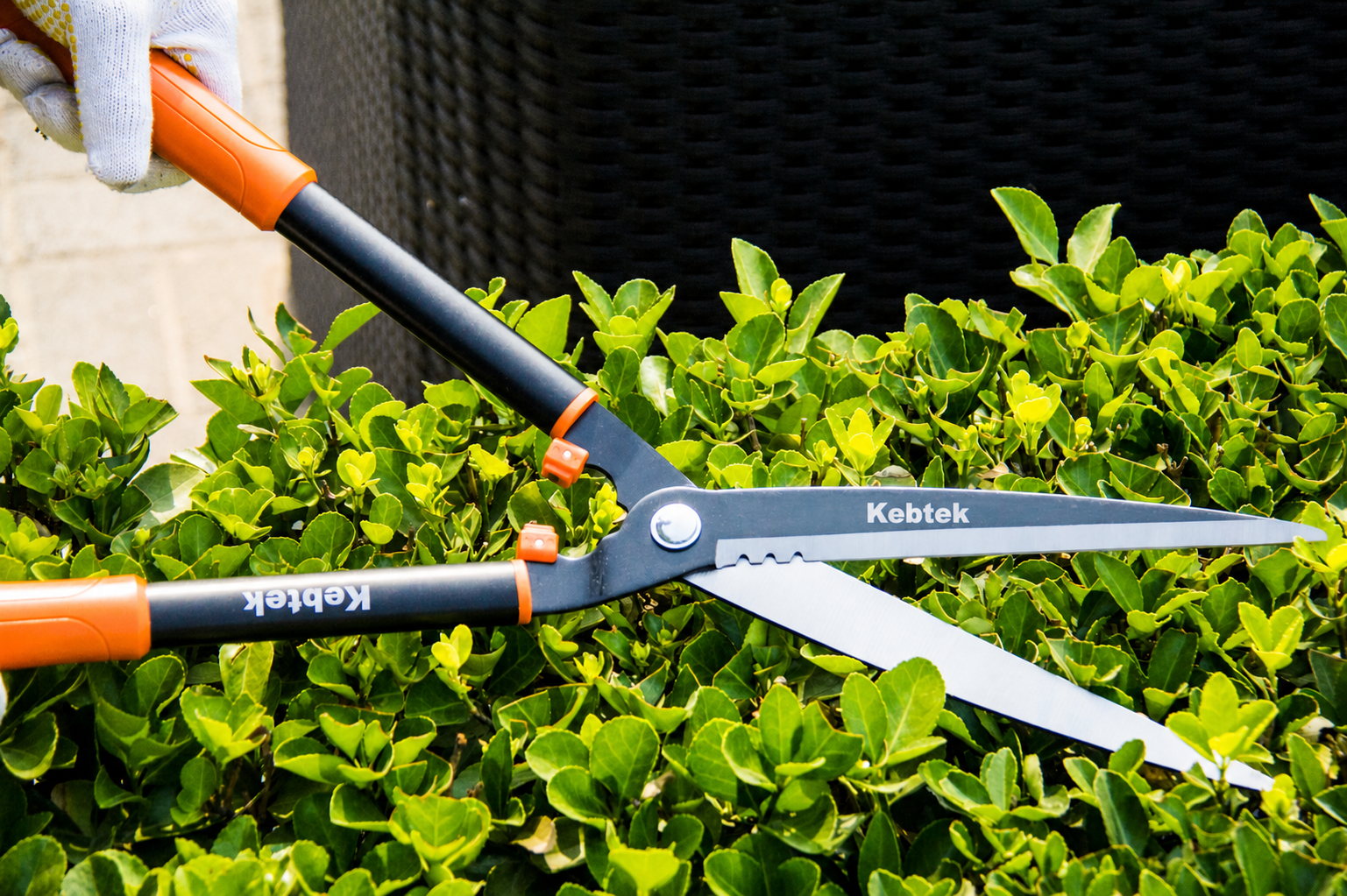 Kebtek Professional Hedge Shears, 24 Inch/ 600MM  Long Handle Garden Pruning Shears - KT2230