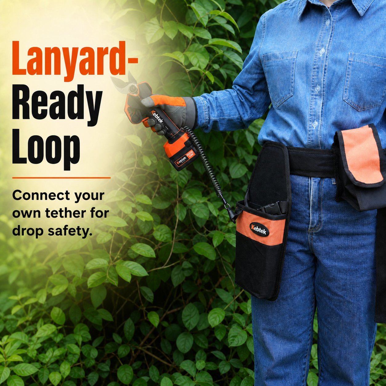 2026 NEW Electric Pruner Holster & Battery Pouch Combo with Belt