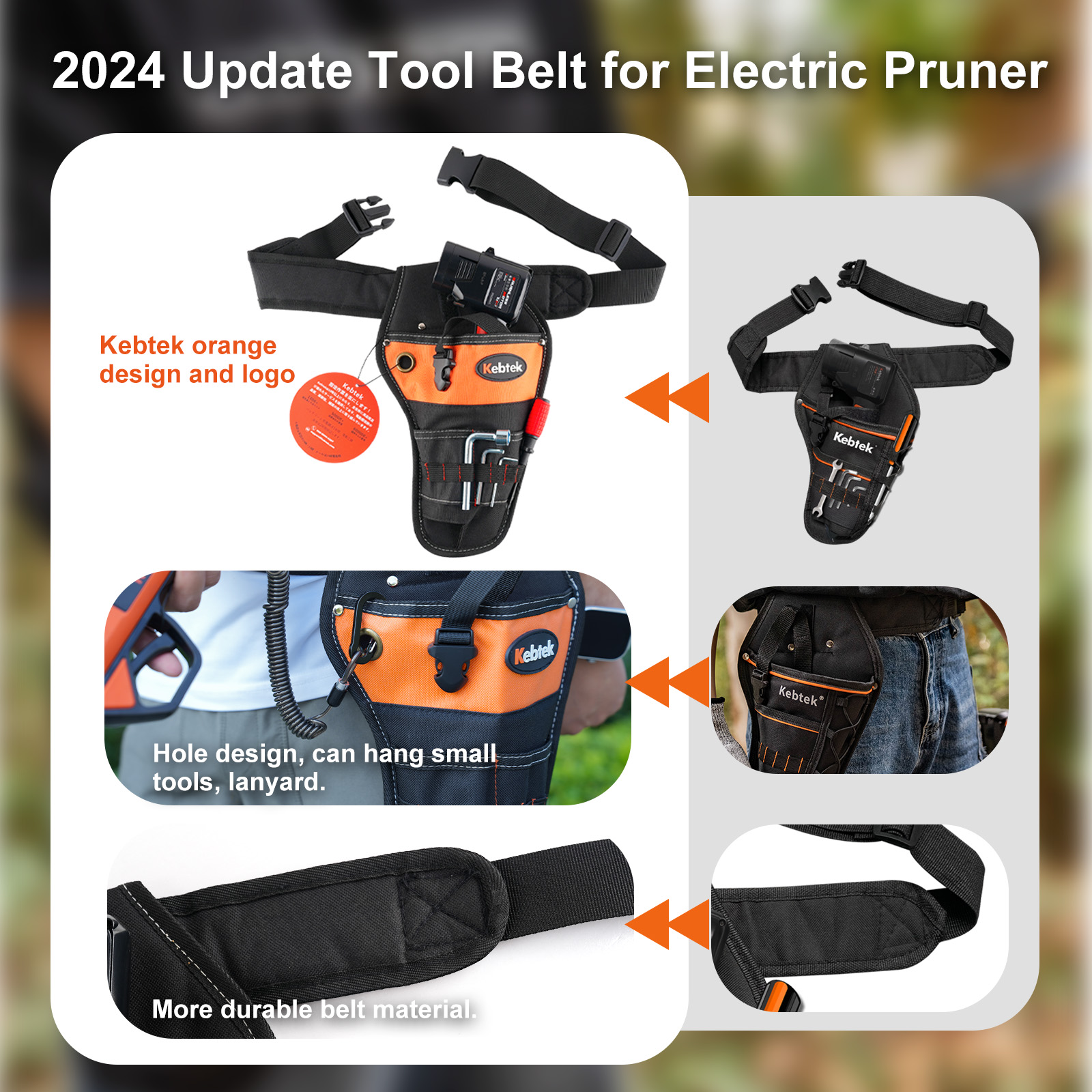 2024 NEW Tool Belt for Electri Pruner