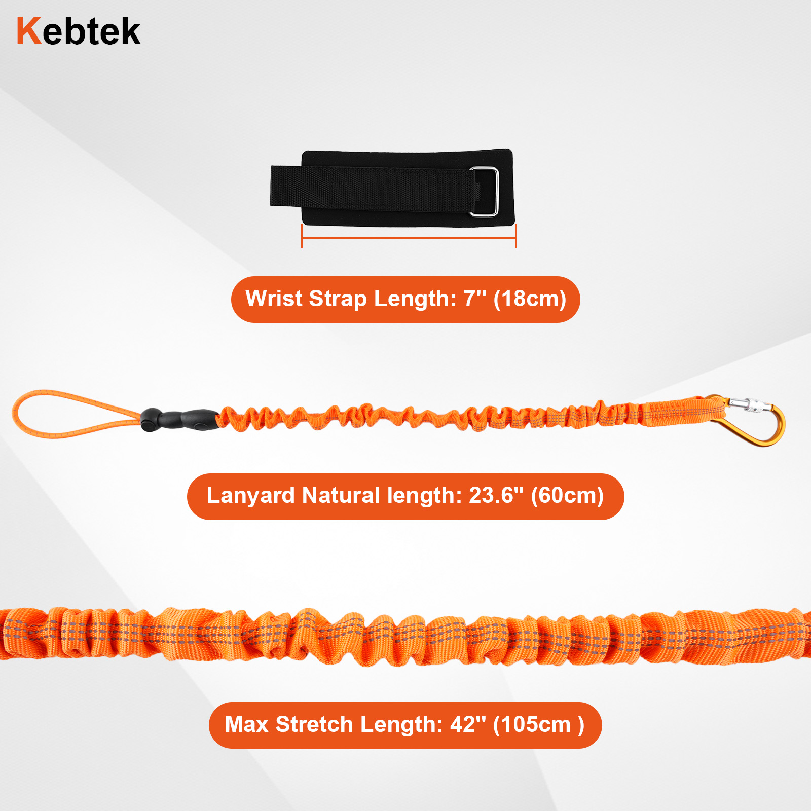 Retractable Safety Tool Leash- Can be tied to the wrist