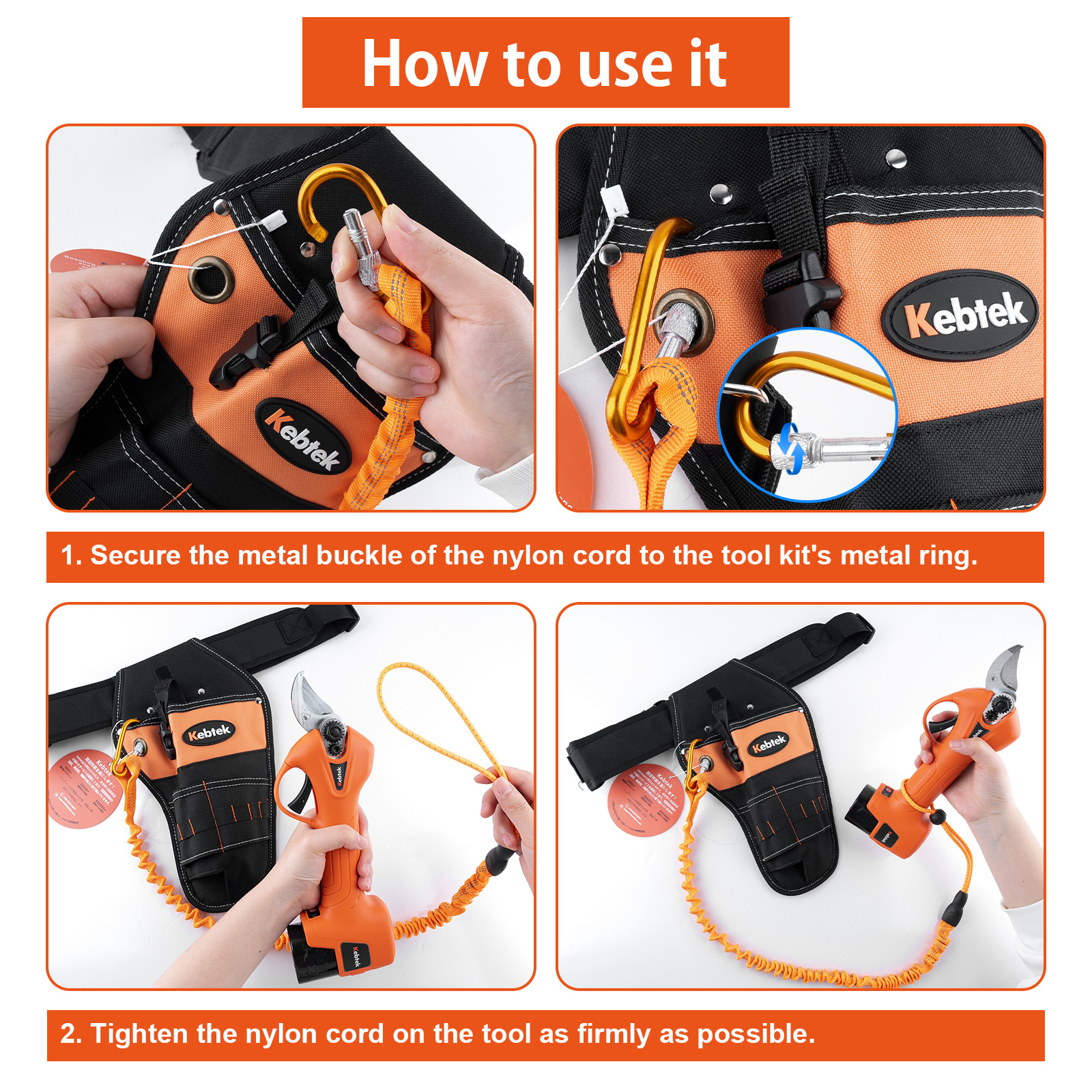 Retractable Safety Tool Leash 