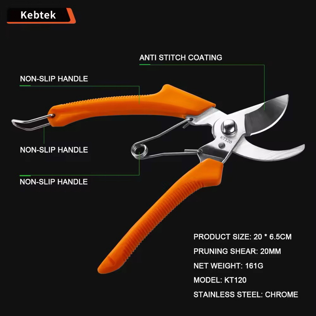 20MM Heavy Duty Bypass Hand Pruner KT120
