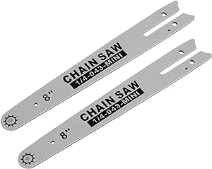 8 Inch Chainsaw Guide Plate Replacement Guide Bar and Chain Replacement for 8 Inch Electric Chainsaw Parts Accessories
