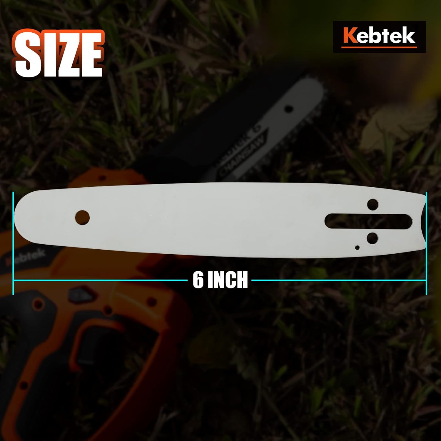 6 Inch Chainsaw Guide Plate & Chain for DLA-0017