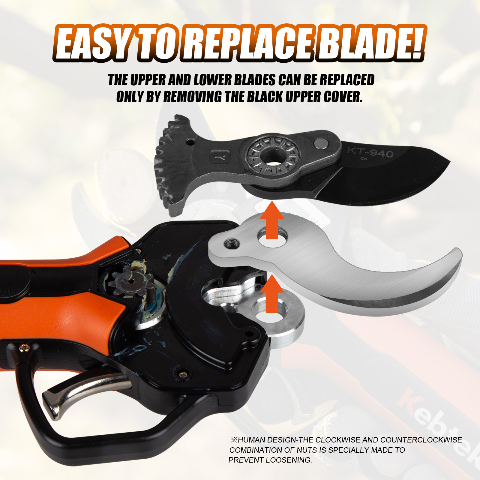 K-Pro 21V 40MM Electric Pruner KT940 (Bare Tool Machine Only )