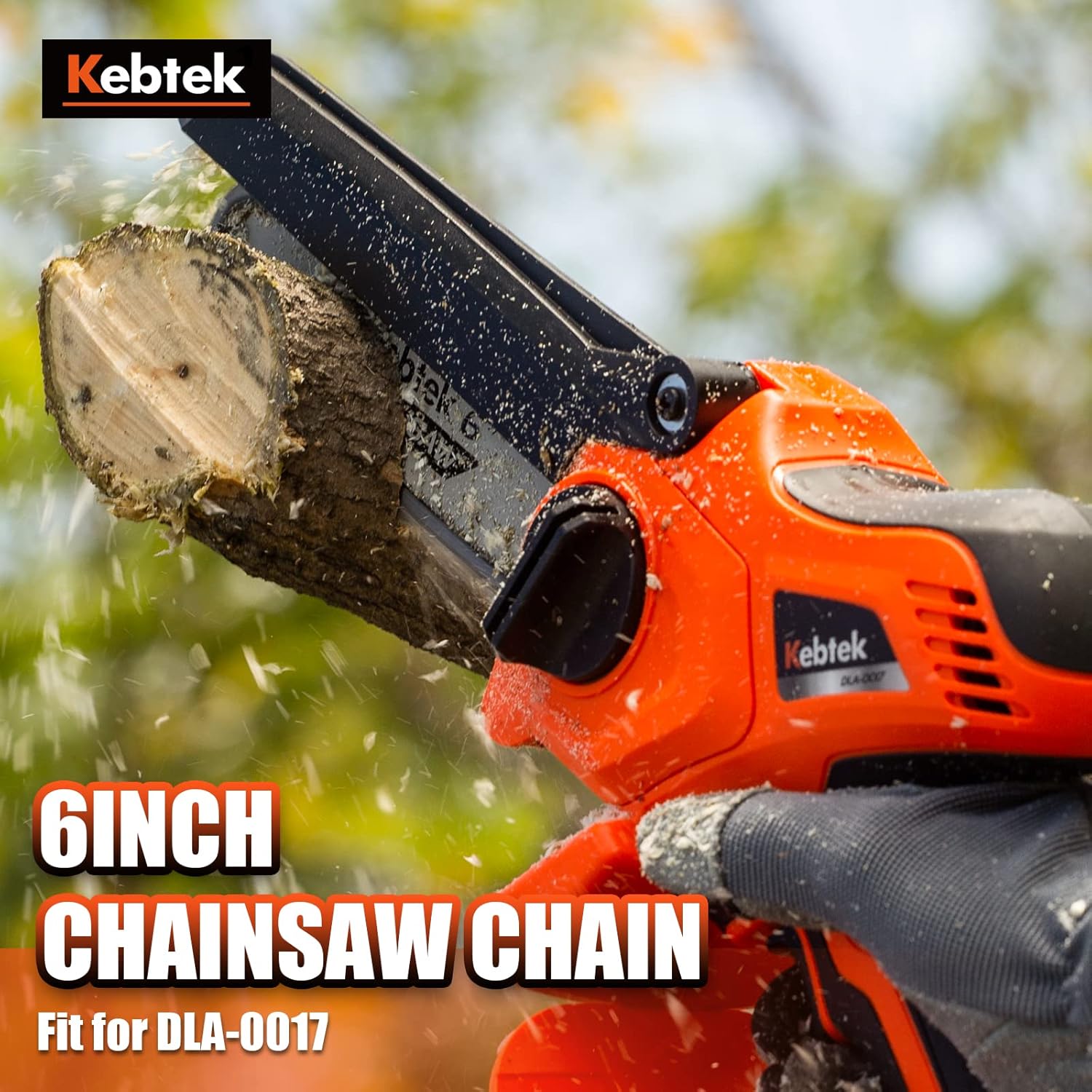 6 Inch Chainsaw Guide Plate & Chain for DLA-0017