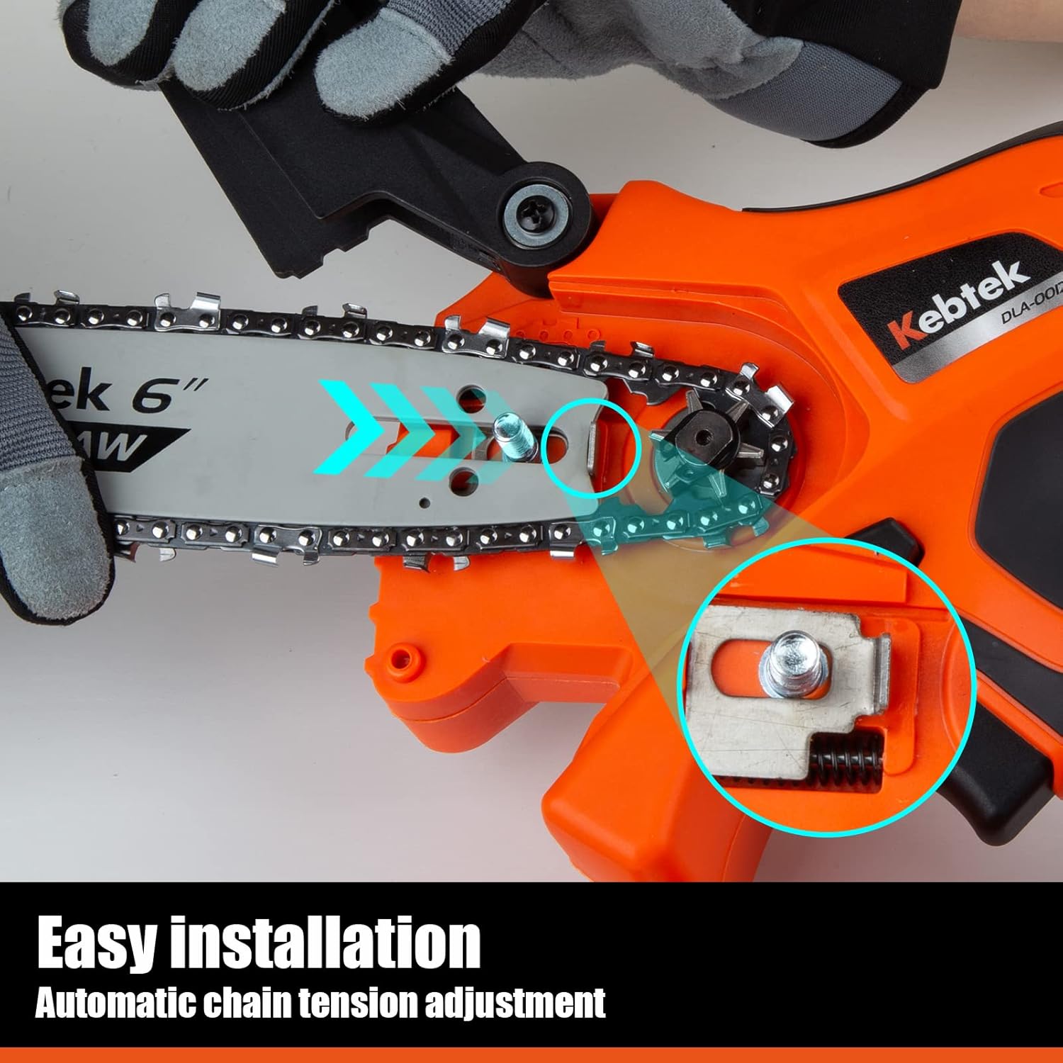 6 Inch Chainsaw Guide Plate & Chain for DLA-0017