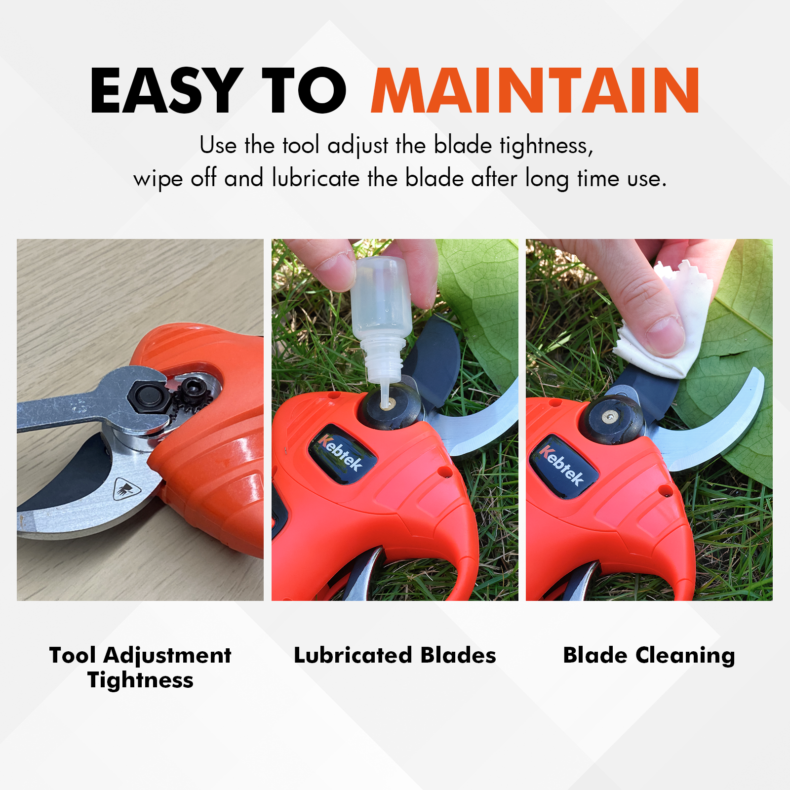 Electric Pruning Shears, Cordless Electric Pruner Battery Powered 7.2V, Tree Branch Pruner with 4AH Lithium Battery - 22mm (YD-6622)