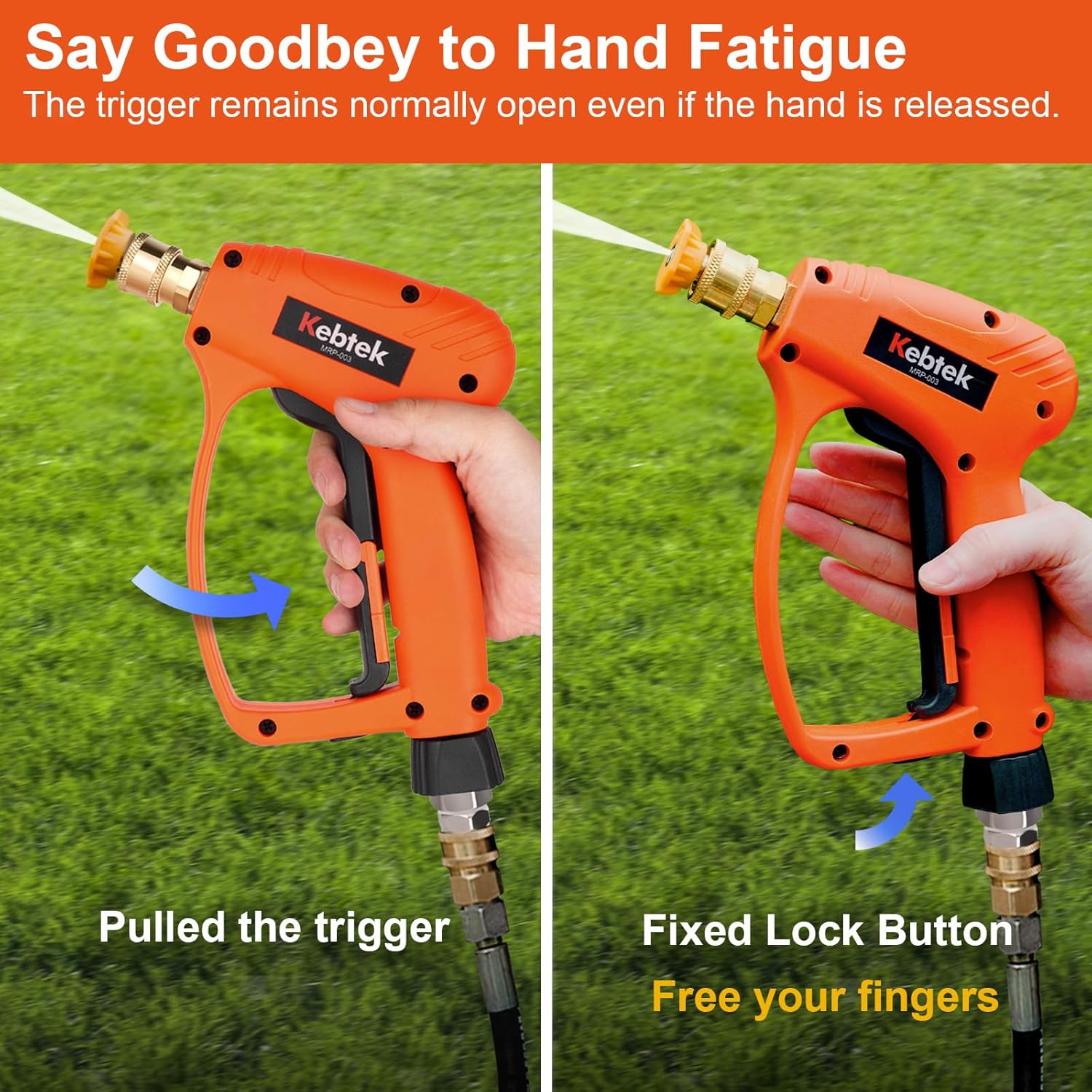 High Pressure Washer Gun 5200 PSI with Adapter