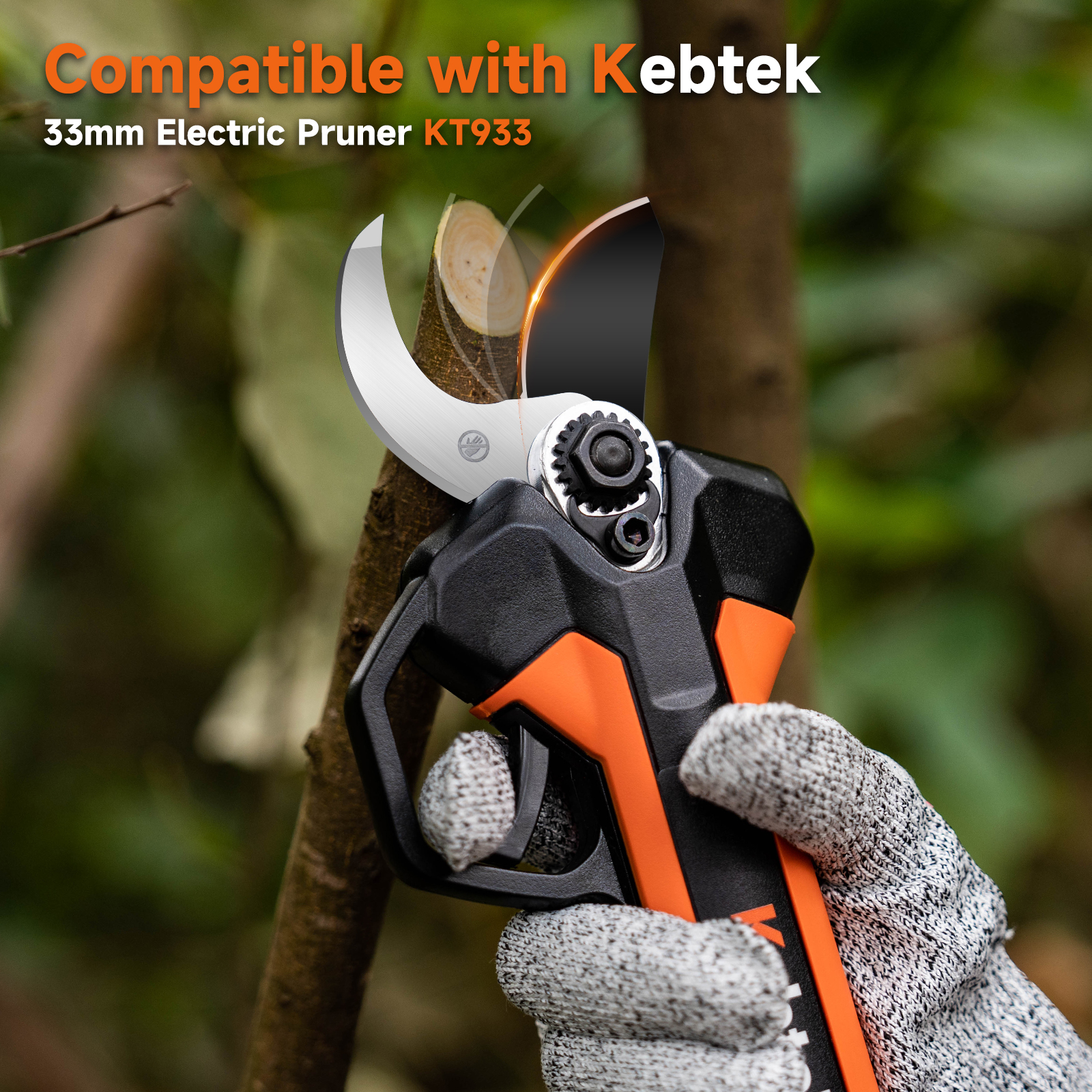 KEBTEK BLADE COMPATIBLE WITH KT933 33MM ELECTRIC PRUNING SHEARS CUTTING DIAMETER