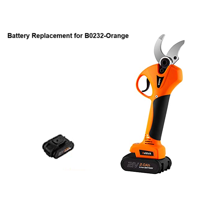 21V-2.0Ah Battery for B0232-Orange Electric Pruner